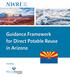 NWRI. Guidance Framework for Direct Potable Reuse in Arizona. Funded by: National Water Research Institute