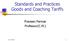 Standards and Practices Goods and Coaching Tariffs