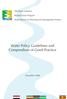 Water Policy Guidelines and Compendium of Good Practice