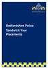 Bedfordshire Police Sandwich Year Placements