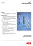 Glass Tube Flowmeter. Datenblatt 10A1190. Rugged and simple industrial instrument