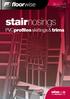 stairnosings PVC profiles skirtings & trims