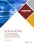 REINVENTING CHECKING ACCOUNTS. RON SHEVLIN Director of Research Cornerstone Advisors A WHITE PAPER COMMISSIONED BY