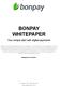 BONPAY WHITEPAPER. Your simple start with digital payments