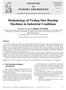 Methodology of Testing Shot Blasting Machines in Industrial Conditions