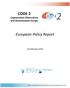 CODE 2 Cogeneration Observatory and Dissemination Europe. European Policy Report