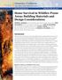 Home Survival in Wildfire-Prone Areas: Building Materials and Design Considerations