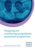 Designing and maintaining postgraduate assessment programmes. guidance on implementation for colleges and faculties