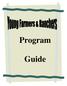 Program. Guide. Table of Contents