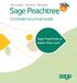 Accuracy. Control. Results. Sage Peachtree CUSTOMER SOLUTIONS GUIDE. Sage Peachtree is easier than ever!