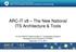 ARC-IT v8 The New National ITS Architecture & Tools