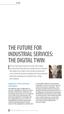 THE FUTURE FOR INDUSTRIAL SERVICES: THE DIGITAL TWIN