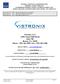 Vistronix, LLC Sunset Hills Road Suite 700 Reston, VA Phone: (703) / Fax: (703)