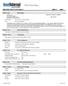 MATERIAL SAFETY DATA SHEET MSDS # 80001