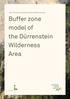 Annex Buffer Zone Model Dürrenstein Wilderness Area : Buffer zone model of the Dürrenstein Wilderness Area