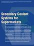 Secondary Coolant Systems for Supermarkets