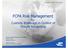 FCPA Risk Management for