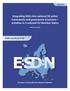 Integrating SDGs into national SD policy frameworks and governance structures activities in 4 selected EU Member States