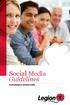 Social Media. Guidelines FOR BRANCH OPERATIONS
