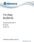 Tnf (Rat) ELISA Kit. Catalog Number KA assays Version: 02. Intended for research use only.