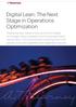 Digital Lean: The Next Stage in Operations Optimization