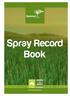 Spray Record Book.  PROUDLY OWNED. The Choice is