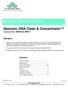 Genomic DNA Clean & Concentrator Catalog Nos. D4010 & D4011