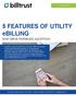 5 FEATURES OF UTILITY ebilling
