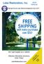 FREE SHIPPING. with every purchase over $50! Lake Restoration, Inc CATALOG. Don t get tangled up in weeds!