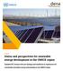 Status and perspectives for renewable energy development in the UNECE region