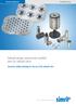 Solenoid plunger and precision moulded parts for solenoid valves