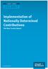 Implementation of Nationally Determined Contributions Viet Nam Country Report