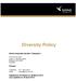 Diversity Policy. Shine Corporate Ltd (the Company ) Contact. ACN Level 13, 160 Ann Street Brisbane QLD 4000 Australia