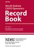 Record Book. North Dakota CAFO Operators NM1306. Reviewed by Mary Berg, Area Extension Specialist Livestock Environmental Management