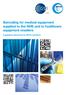 Barcoding for medical equipment supplied to the NHS and to healthcare equipment resellers. A guidance document for BHTA members