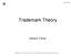 Trademark Theory. William Fisher