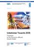 Uzbekistan Towards 2030: Transition to the Resource-efficient Growth Model DRAFT