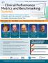 Clinical Performance Metrics and Benchmarking Summit