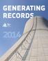GENERATING RECORDS 2014 ANNUAL REPORT