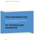 THE CONTRIBUTION TO TECHNOLOGY TRANSFER. of the Clean Development Mechanism under the Kyoto Protocol