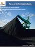 Research Compendium. Coal Sector in India 2013 A comprehensive data and information update
