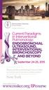 New York Current Paradigms In Interventional Pulmonology: ENDOBRONCHIAL ULTRASOUND, INTERVENTIONAL BRONCHOSCOPY AND BEYOND