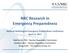 NRC Research in Emergency Preparedness National Radiological Emergency Preparedness Conference April 11, 2017