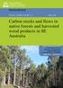 Carbon stocks and flows in native forests and harvested wood products in SE Australia