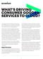 WHAT S DRIVING CONSUMER GOODS & SERVICES TO CLOUD?
