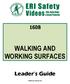 WALKING AND WORKING SURFACES. Leader s Guide. Marcom Group Ltd.