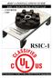 RSIC-1 RSIC-1 INSTALLATION GUIDE RSIC-1 SOUND ISOLATION CLIP CONCRETE CMU
