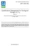 Qualification Management for Geological Storage of CO 2
