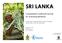SRI LANKA. Consolidated Livelihood Exercise for Analysing Resilience
