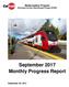 Modernization Program Peninsula Corridor Electrification Project (PCEP) September 2017 Monthly Progress Report